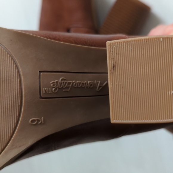 American Eagle Strappy Heel Ankle Boots sz 9 - Picture 7 of 9